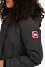 Canada Goose Grey Fur Hooded Down Parka Coat Size XS