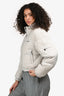 Brunello Cucinelli White Cropped Down Jacket Size 40 IT