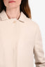 Loro Piana Cream Cashmere Pea Coat Size 40