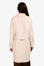 Loro Piana Cream Cashmere Pea Coat Size 40