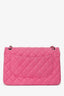 Pre-Loved Chanel™ 2013/14 Pink Caviar Jumbo Double Flap SHW
