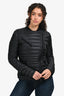 Moncler Black Ladis Giubbotto Light Down Jacket Size 1