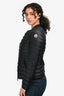 Moncler Black Ladis Giubbotto Light Down Jacket Size 1