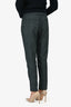 Brunello Cucinelli Grey Wool Pattern Baggy Pants Size 6 US