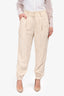 Brunello Cucinelli Beige Corduroy Jogger Style Pants Size 4 US
