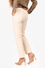 Loro Piana White Straight Legged Pants Size 40