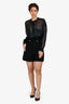 Proenza Schouler Black Buckle Detail Shorts Size 6 US