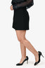 Proenza Schouler Black Buckle Detail Shorts Size 6 US