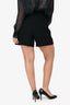 Proenza Schouler Black Buckle Detail Shorts Size 6 US