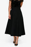 Christian Dior 2025 Black Wool/Silk Mid-Length Skirt Size 6 US