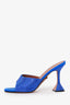 Amina Muaddi Blue Rhinestone 'Lupita' Heels