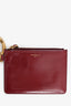 Givenchy Black/Burgundy/White Leather Multi Pouch