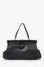 Balenciaga Black Leather Top Handle