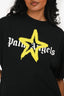Palm Angels Black Star Sprayed T-shirt Size S