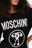 Moschino Black/White Logo T-Shirt Size 36