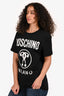 Moschino Black/White Logo T-Shirt Size 36