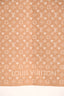 Louis Vuitton Beige Cashmere Monogram Heart Scarf