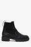 Christian Louboutin Black Leather Out Lina Spike Ankle Boots Size 40