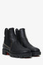 Christian Louboutin Black Leather Out Lina Spike Ankle Boots Size 40