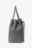 Celine Grey Leather Medium Tassel Phantom Cabas Tote