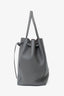 Celine Grey Leather Medium Tassel Phantom Cabas Tote