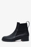 Christian Louboutin Black Calfskin Marchacroche Flat Chelsea Boots Size 40