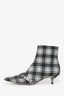 Christian Dior Black/White Printed Boots Size 39