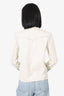 Saint Laurent White/Blue Denim Button Down Size M