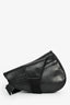 Christian Dior 2020 Black Oblique Leather Saddle Bag