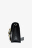 Prada Black/Yellow Leather City Calf Embellished Ribbon Chain Bag