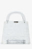 L'AFSHAR Clear Eva Crushed-Finish Mini Tote Bag