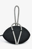 Kara Black Satin Crystal Embellished Mini Bag