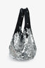 JW Anderson Silver Sequin Bucket Bag