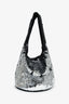 JW Anderson Silver Sequin Bucket Bag
