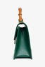 Casablanca Orange/Green Gradient Croc Embossed 'Jeanne' Mini Bag