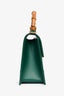 Casablanca Orange/Green Gradient Croc Embossed 'Jeanne' Mini Bag