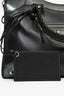 Balenciaga Black Leather '12 Nickel City' Bag with Strap