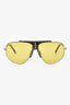 Tom Ford Black/Yellow Lens 'Drew' Sunglasses