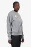 Alexander McQueen Grey Embellished Sweatshirt Size 42