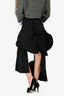 Jacquemus Black 'Les Santons de Provence' Asymmetric Skirt Size 36