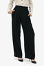 Victoria Beckham Black Wide Leg Trousers Size 2