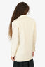 Max Mara White Wool Double Breasted Blazer Size 2