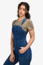 Stella McCartney Blue Denim Overall Jumpsuit Size 36