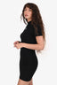 T By Alexander Wang Black Mini Dress Size M