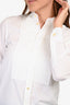 Saint Laurent White Cotton Button Down Shirt Size 36