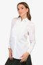 Saint Laurent White Cotton Button Down Shirt Size 36