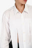 Comme de Garcons Homme Cotton Distressed Button Down Shirt Size S