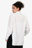 Comme de Garcons Homme Cotton Distressed Button Down Shirt Size S