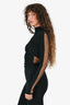 Helmut Lang Black Sheer Shirt Size XS