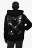 Off-White Black Cotton Graphic Hoodie Size L